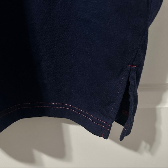 Vintage Fashion Bug Navy Blue Patriotic Sleeveless Dress Womens Plus Size 26/28W - Picture 9 of 16